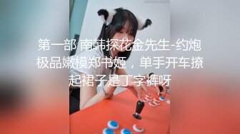 第一部 南韩探花金先生-约炮极品嫩模郑书姬，单手开车撩起裙子是丁字裤呀