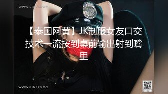 【泰国网黄】JK制服女友口交技术一流按到桌前输出射到嘴里