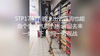 STP17477 晚上出去遛狗也能泡个贵妇气质小妞 带回去来一炮爽下 狗狗一旁观战