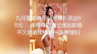 九月重磅福利私房最新流出60元❤️推特绿帽老公迷玩新婚不久娇妻找代驾一块3P媳妇