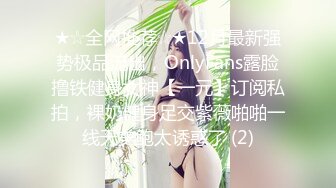 ★☆全网推荐☆★12月最新强势极品流出，OnlyFans露脸撸铁健身女神【一元】订阅私拍，裸奶健身足交紫薇啪啪一线天美鲍太诱惑了 (2)