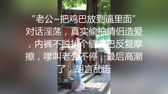 “老公~把鸡巴放到逼里面”对话淫荡，真实偸拍情侣造爱，内裤不脱扒个缝鸡巴反复摩擦，嗲叫老公不停，最后高潮了，胡言乱语